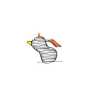 Alessi MDL02/3RFM Pulcina Caffettiera espresso Induzione Alluminio-Rosso 3 Tazze dettaglio