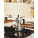 Alessi MDL02/6 B Pulcina Caffettiera espresso Alluminio-Nero 6 Tazze ambientazione