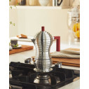 Alessi MDL02/6RFM Pulcina Caffettiera espresso Induzione Alluminio-Rosso 6 Tazze ambientazione