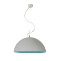 Mezza Luna 1 Cemento sospensione In-es.artdesign interno blu