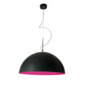 Mezza Luna 1 sospensione In-es.artdesign nero-interno magenta