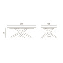 Milo Table Grattoni dimensioni