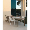 Milo Tavolo da pranzo estendibile 160 x 95 Talenti Outdoor ambientazione