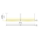 Modula Suspension Double lampada a sospensione Slamp dimensioni