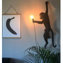 Monkey Lamp Hanging Right Hand Black Outdoor Seletti ambientazione