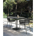 Moon Alu Tavolo da Pranzo 80 x 80 Talenti Outdoor ambientazione
