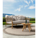 Moon Teak tavolo da caffè 45x45 ambientazione