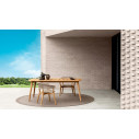 Moon Teak Poltrona pranzo Talenti Outdoor ambientazione