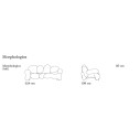 Meritalia Morphologica Armchair dimensioni