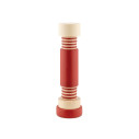 Alessi MP0215 1 Macinasale, pepe e spezie in legno di acero naturale e Rosso vista