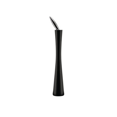 Alessi MP1562 Macinasale, pepe e spezie in legno di faggio Nero