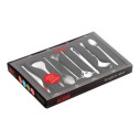 Alessi MSPOONSET Il caffè-tè Alessi Set 8 cucchiaini dettaglio packaging
