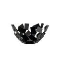 Alessi MT02 B La Stanza dello Scirocco Fruttiera in acciaio colorato Nero vista