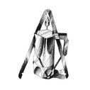 Alessi MT18/6 Ossidiana Caffettiera espresso 6 tazze dettaglio