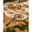 Alessi MW74S4 B Dressed en plein air Set di posate in melammina Nero ambientazione