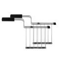Alessi NE03 B Toru Tostapane elettrico dettaglio accessorio Set di due pinze