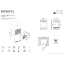 Dunavox Noble-19 cantinetta vino 19 bottiglie monozona disegni di installazione