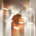 Noura Ø 120 Lampada a sospensione Martinelli Luce ambientazione