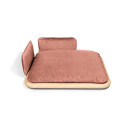 Nuvola Large Plus Cuccia Labilla vista Frassino naturale-Rosa Antico