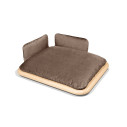 Nuvola Large Plus Cuccia Labilla vista Frassino naturale-Fango