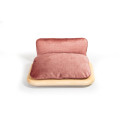 Nuvola Small Plus Cuccia Labilla vista Frassino naturale-Rosa Antico