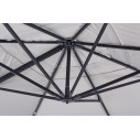 Ombrellone Braccio Ines 4x4 antracite-grigio chiaro Bizzotto dettaglio
