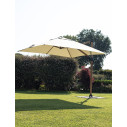 Ombrellone Braccio Orion  3x3 natural-beige Bizzotto ambientazione