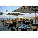 Ombrellone Capri Dark 5x5 Scolaro ambientazione
