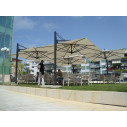 Ombrellone Galileo Dark 3x4 Scolaro ambientazione