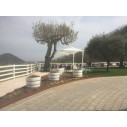 Ombrellone Galileo Starwhite 3,5x3,5 Scolaro ambientazione