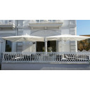 Ombrellone Galileo Starwhite 3,5x3,5 Scolaro ambientazione