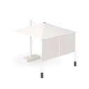 Ombrellone Trevi 3,5x3,5 Emu tenda e peso