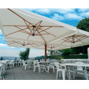 Ombrellone Wood Poker 6x6 Scolaro ambientazione