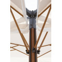 Ombrellone Wood Poker 6x6 Scolaro dettaglio