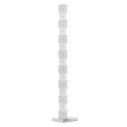 Original Ptolomeo H 215 Libreria Bianco-Inox Opinion Ciatti vista