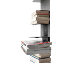 Original Ptolomeo H 75 Libreria Nero-Inox Opinion Ciatti dettaglio