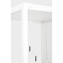 Pergola Ocean 3x4 bianco Bizzotto dettaglio