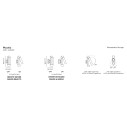Picchio Lampada da parete Contardi dimensioni