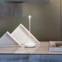 Pina Pro LED lampada da tavolo Bianco Zafferano ambientazione