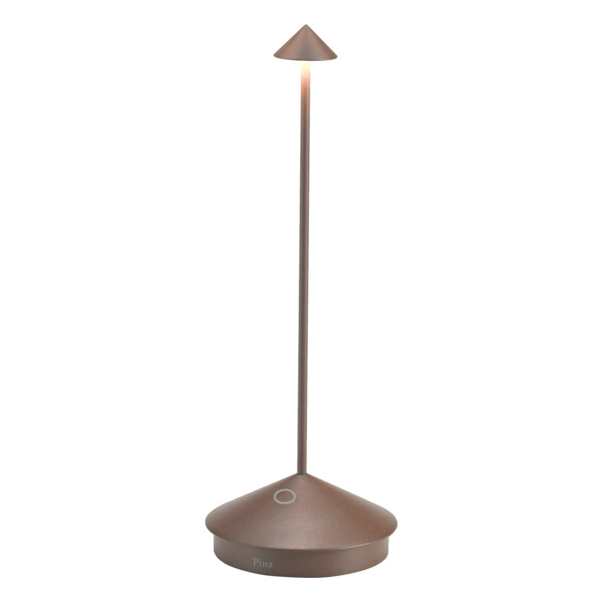 Pina Pro LED lampada da tavolo Corten