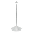 Pina Pro LED lampada da tavolo Foglia color Argento Zafferano vista