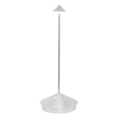 Pina Pro LED lampada da tavolo Foglia color Argento