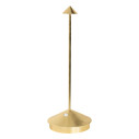 Pina Pro LED lampada da tavolo Foglia color Oro Zafferano vista