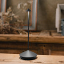 Pina Pro LED lampada da tavolo Grigio scuro Zafferano ambientazione