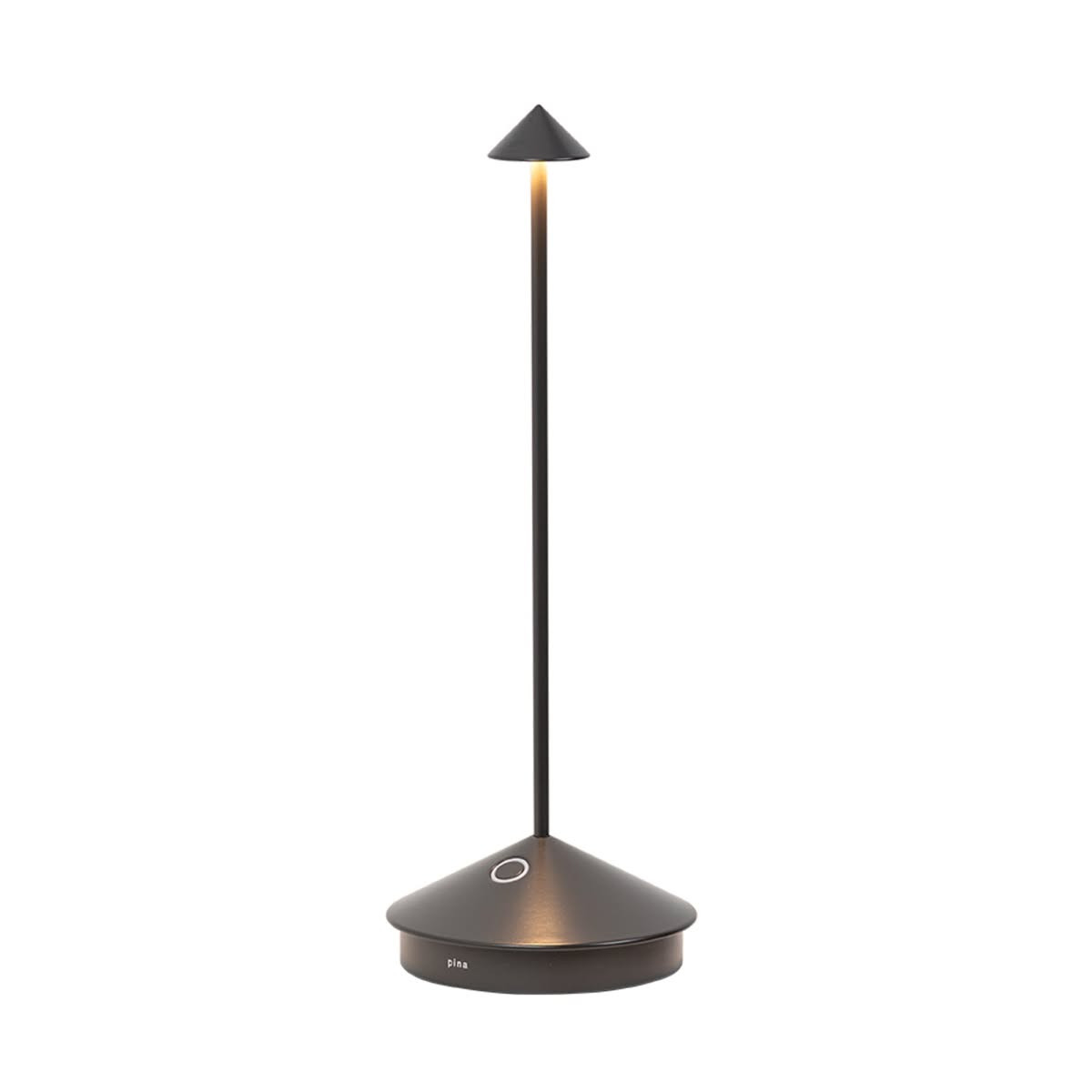 Pina Pro LED lampada da tavolo Titanio