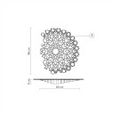 Notredame PL1303B INT plafoniera/applique dimensioni