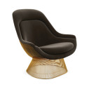 Knoll Platner Poltrona Easy Chair Oro 18K vista
