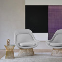 Knoll Platner Poltrona Easy Chair Oro 18K ambientazione