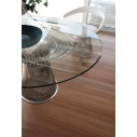 Knoll Platner Tavolo nickel vetro Ø 135 ambientazione