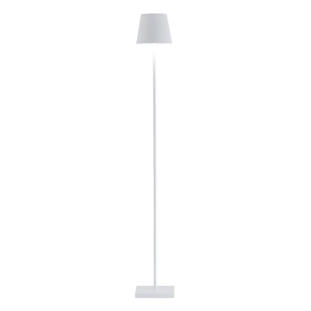 Poldina L Pro LED lampada da terra Bianco